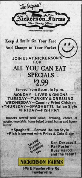 Nickerson Farms - Mar 1977 Ad (newer photo)